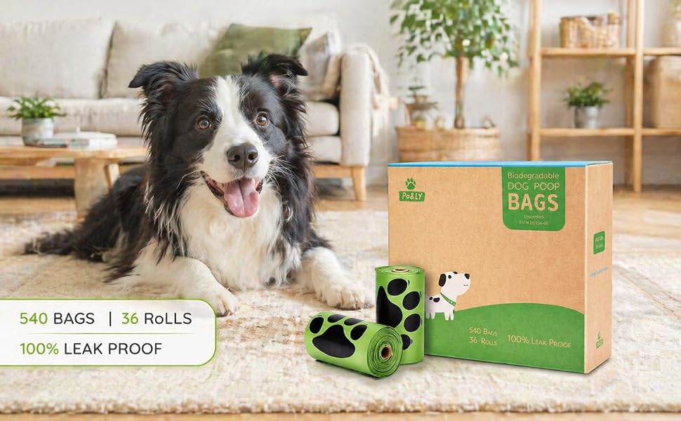 Dog poop bags rolls