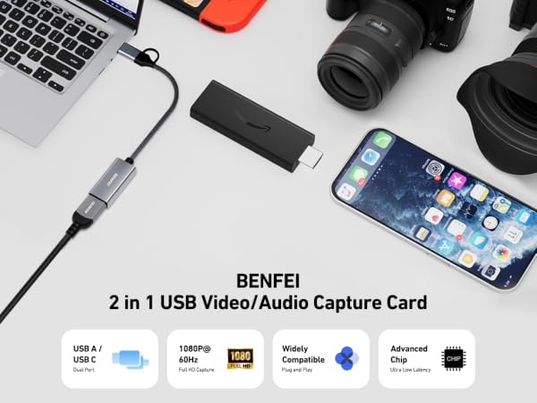 BENFEI video/audio capture card