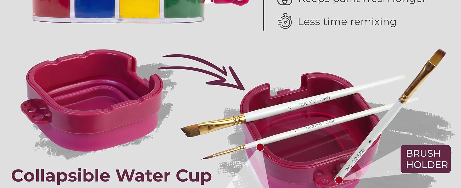 Airtight Gouache Palette That Keeps Paint Stay Wet