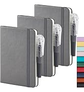 NIRMIRO Small Pocket Notebook Journal for Men/Women, 3 Pack A6 Mini Small Notepad Note Book 3.7" ...