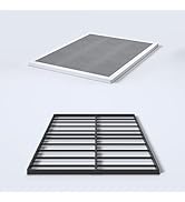YORMDMO 2 Inch Queen Bunkie Board, Low Profile Heavy Duty Box Spring for Queen Bed, Mattress Foun...