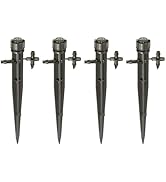 Rain Bird MUF-SPK4S Drip Irrigation Micro-Umbrella Bubbler on Stake, 360° Full Circle Pattern, 0 ...