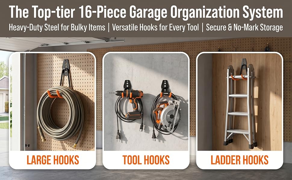 garage hooks heavy duty