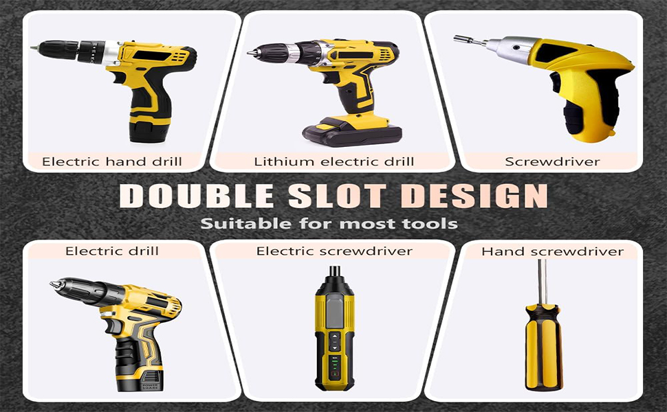 Each highly magnetic screwdriver bit maintains consistent magnetism over hundreds of cycles