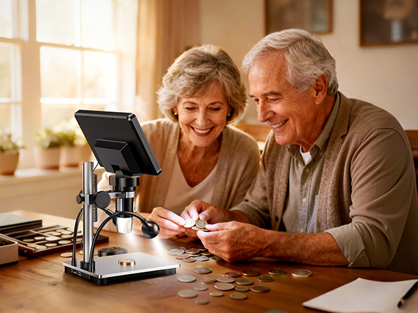 digital microscope with screen
