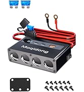 12V 24V Cigaretter Lighter Splitter: 360W USB Car Charger 4 Cigarette Lighter Socket 3 Multi Port...