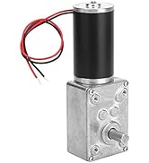 YWBL-WH DC 12V Gear Motor High Torsion Speed Reduce Electric Motor Reversible Gear Motor 8mm Shaf...
