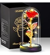 Otlonpe Christmas Rose Flower Gifts for Women, Mom Gifts for Christmas Valentines Mothers Day Bir...