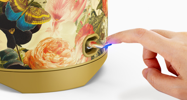 Hazel Quinn 1.7L Floral Printed Electric Kettle
