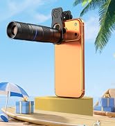 APEXEL 5-10X Telephoto Zoom Lens for iPhone & Android | Aviation Aluminum Body, Universal Clip-On...