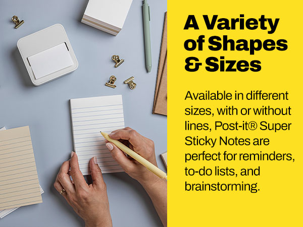 A Variety of Shapes & Sizes