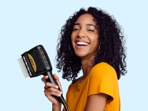 Woman with dryer