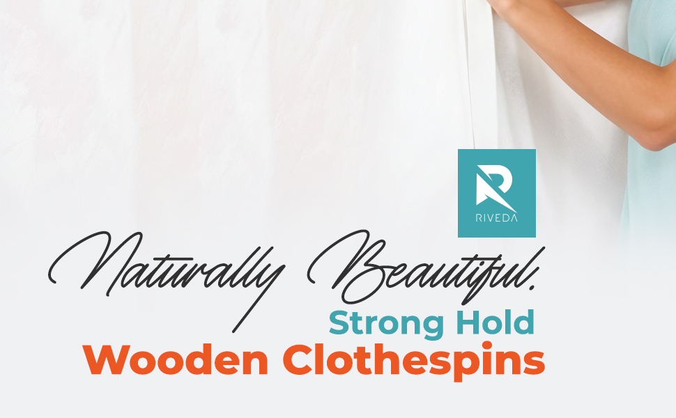 naturally beautiful string hold Wooden Clothespins