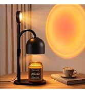 seenlast Candle Warmer Lamp with Timer & Dimmer, Sunset Lamp for Home