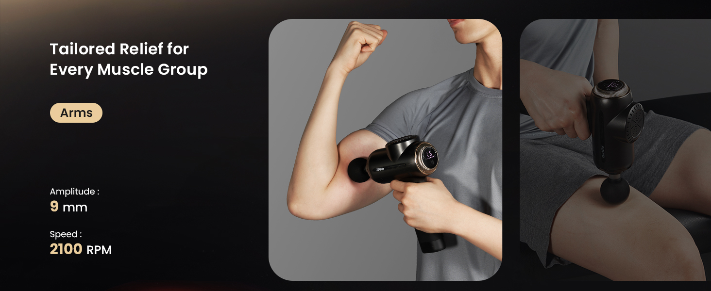 Tailored Relief for Every Muscle Group