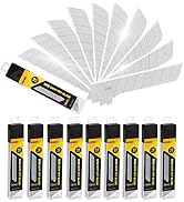 DOWELL 18mm Snap Off Blades SK5 Utility Knife Retractable Blades Box Cutter Blades (100pc)