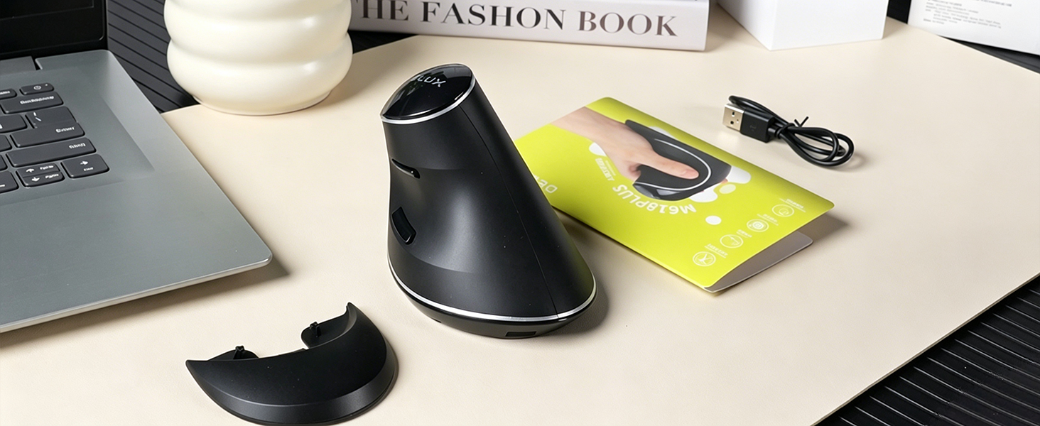 DELUX Wireless Ergonomic Vertical Mouse