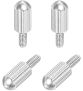 MECCANIXITY Stainless Steel Flat Head Thread Knurled Thumbscrews Bolts