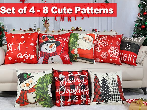 red christmas pillow covers 18x18 christmas 18x18 pillow covers christmas pillow covers