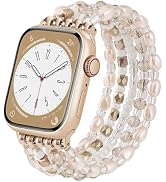 VISOOM Beaded Boho Bracelet For Apple Watch Bands Women 46mm 45mm 44mm 41mm 42mm 41mm 40mm 38mm, ...