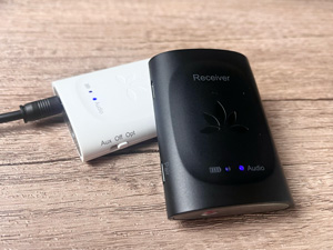 The Avantree Audiplex transmitter and add-on receiver are paired succesfully.
