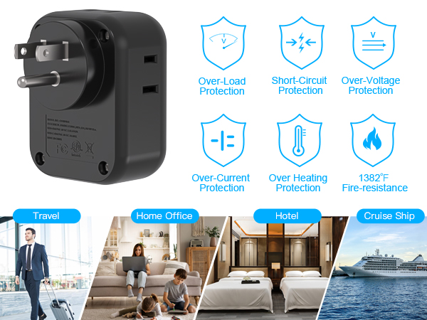power strip with no surge protection