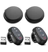 (2 Units) Presentation Clicker PowerPoint Wireless Presenter Remote: Laser Pointer Finger Ring Co...