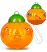 ASPECTEK Pumpkin-Shaped Wasp Trap Outdoor Hanging – Reusable Non-Toxic Hornet and Carpenter Bee C...