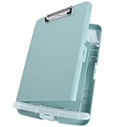 Hongri Plastic Clipboard with Storage, Folder Nursing Clipboard Side Opening, Heavy Duty Clips, S...