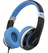 Rockpapa I20 Folding Kids Headphones for School, Wired On-Ear Boys Girls Headphones Plug in for L...