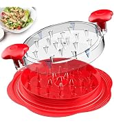 SURETIVIAN Chicken Shredder Large Chicken Breast Shredder Tool Twist with Brush&Fork, Visible Mea...
