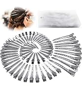 60Pcs Metal Duck Billed Hair Clips for Women Styling Sectioning, Silver Hair Pins for Long Hair, ...
