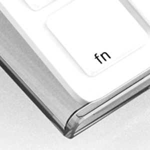 clear mini keyboard tray with white silicone case