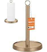 Warm Gold Paper Towel Holder Countertop, Warm Gold Kitchen Accessories Decor, Stainless Steel, We...