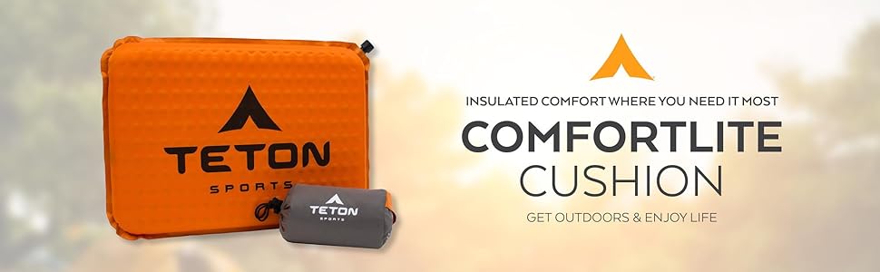 TETON Sports ComfortLite Self-Inflating Seat Cushion