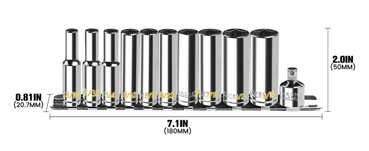 1/4 socket set