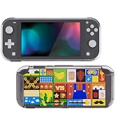 PlayVital Custom Protective Case for Nintendo Switch Lite, Soft TPU Slim Case Cover for Nintendo ...