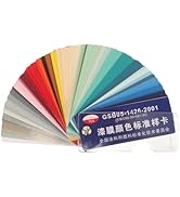 FAVOMOTO 1 Set Paint Sample Cards, Standard 83 Colors Sample Cards Architecture Paint Bulk Collec...