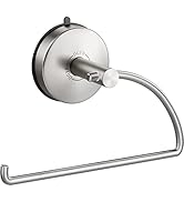 DGYB Suction Cup Hand Towel Ring Brushed Nickel Hand Towel Holder for Bathroom Wall SUS 304 Stain...