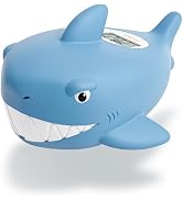 b&h Baby Bath Thermometer, Room and Bathtub Water Temperature Thermometer | Shark Thermometer for...