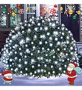 JMEXSUSS 360 LED Net Christmas Lights Outdoor Waterproof, Connectable 12ft x 5ft Net Lights Outdo...