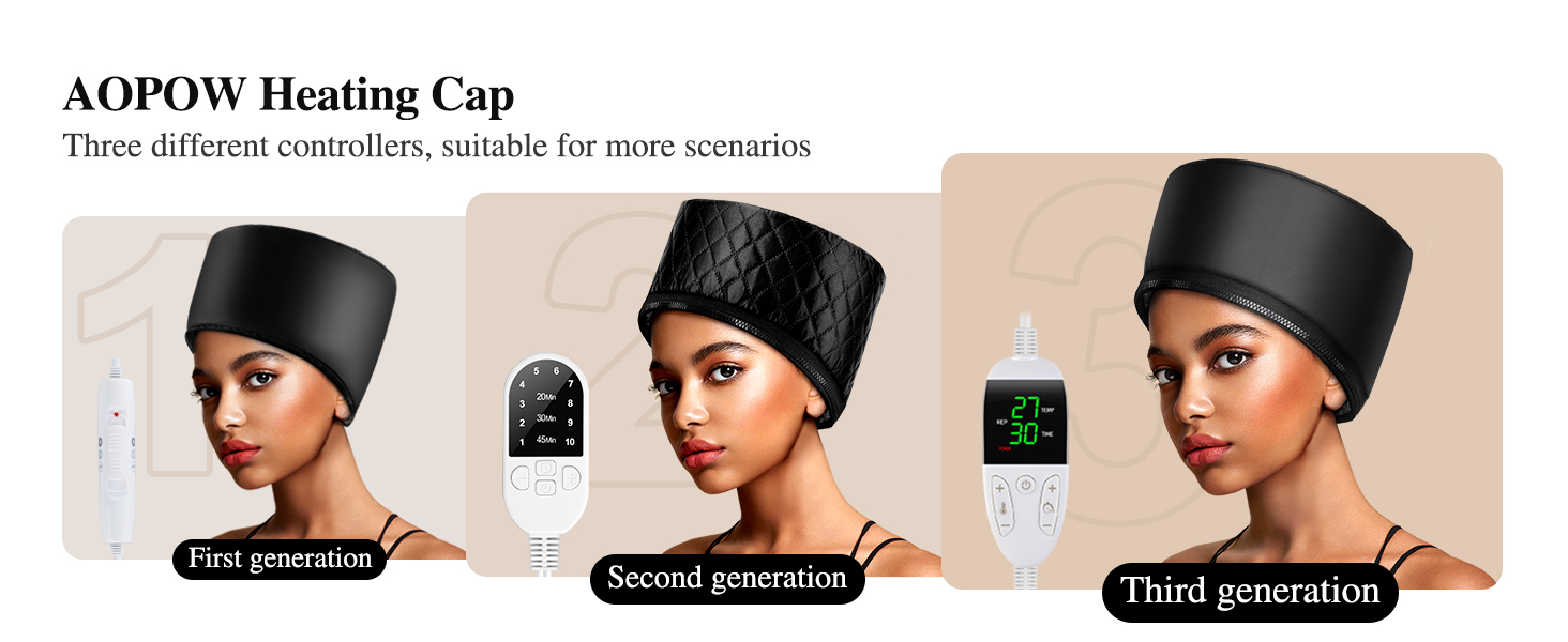 Heated Electric Thermal Steamer Cap