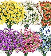 Realistic artificial flowers