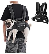 Wakytu Dog Backpack Carrier for Dogs,Dog Lift Harness,Adjustable Padded Breathable Straps for Dog...