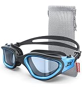 ZIONOR Swim Goggles, G1 MAX Polarized Anti-Fog Swimming Goggles for Men Women