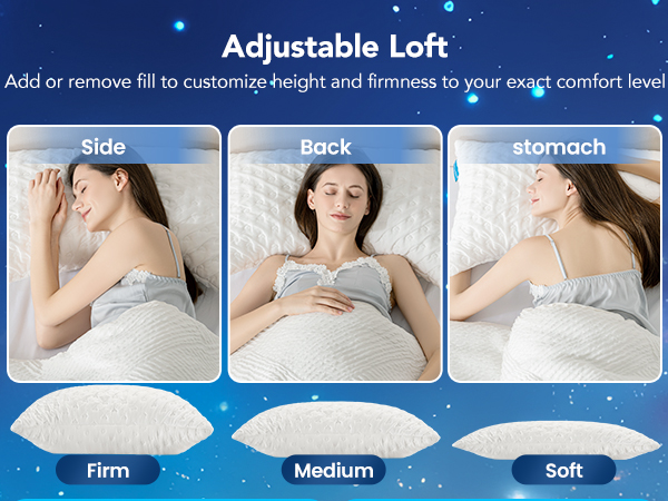 side sleeper pillows for adults best contour pillow for side back and stomach sleepers