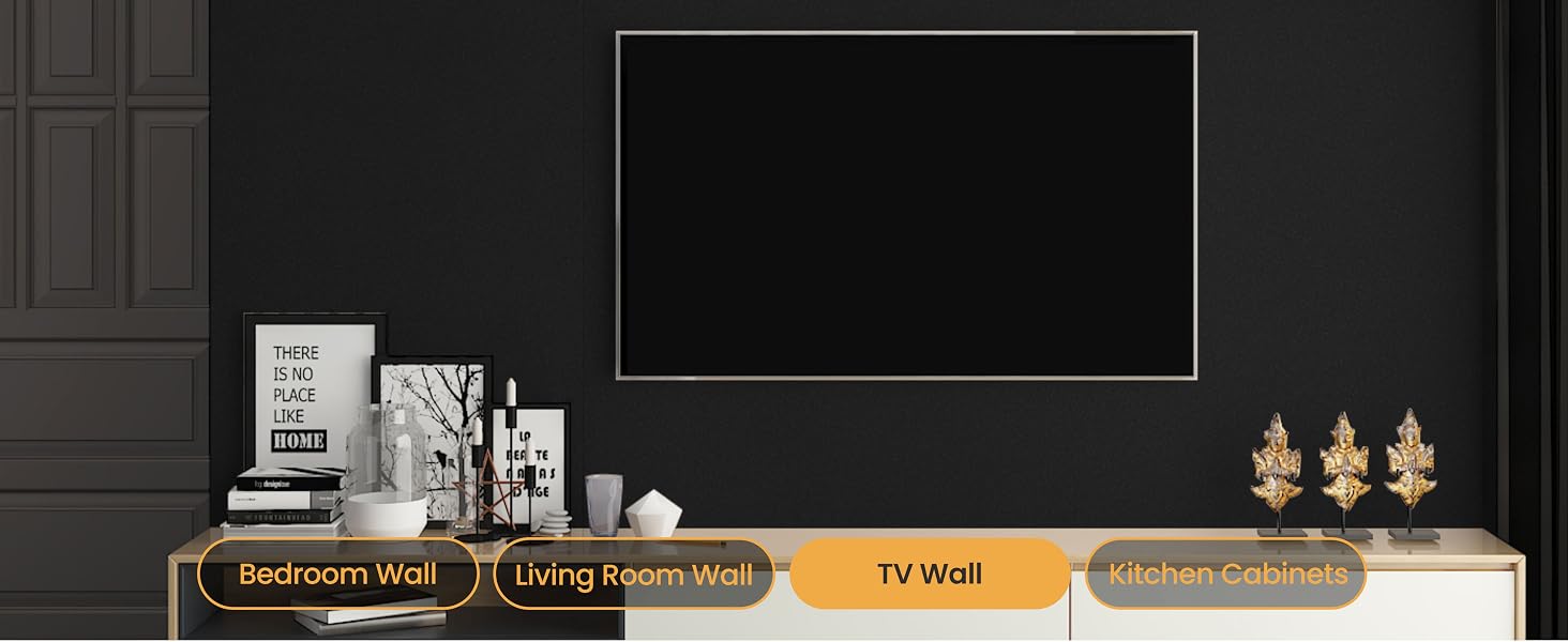 black wallpaper peel and stick