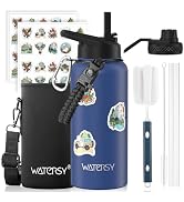 32oz Insulated Water Bottle (Cold for 48 Hrs),BPA Free&Leak Proof,Stainless Steel Water Flask,Wat...