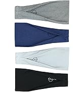 Maven Thread 4" Wide Workout Headbands for Women – Non-Slip Sweatbands for Gym, Running & Yoga