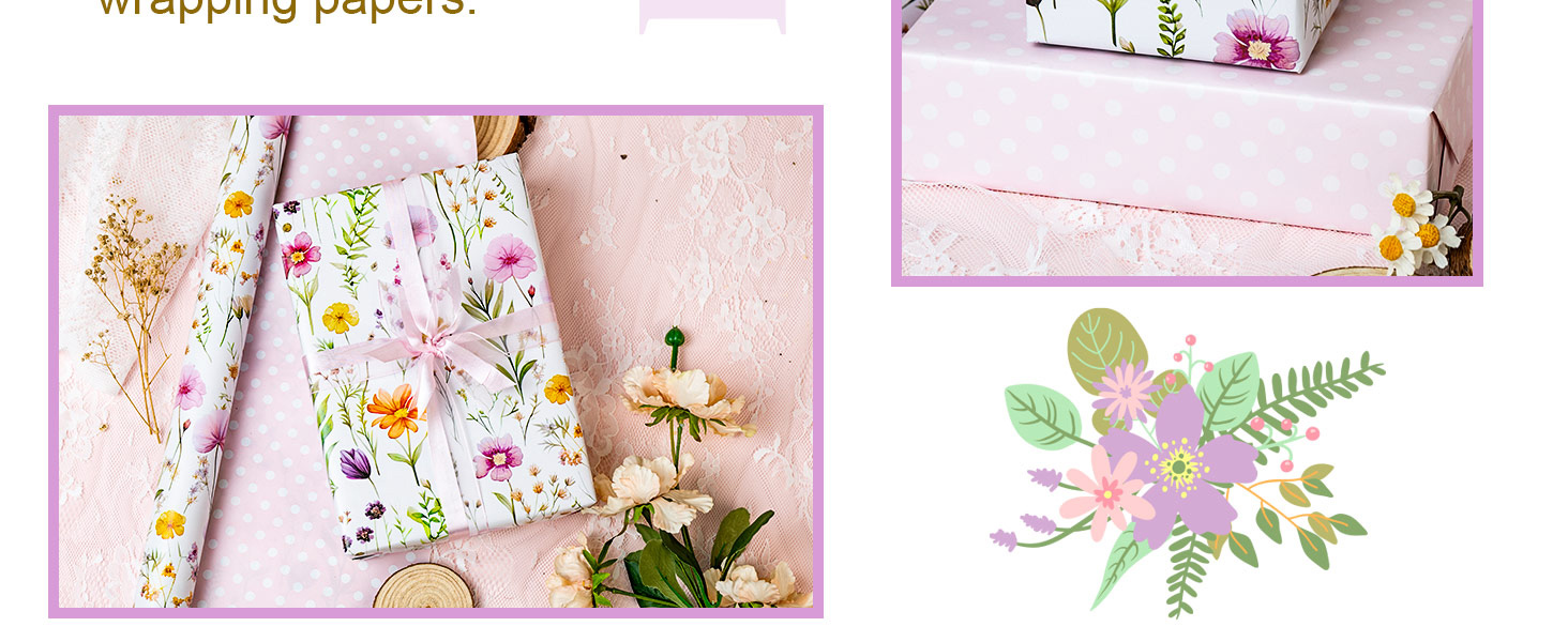 baby shower wrapping paper
